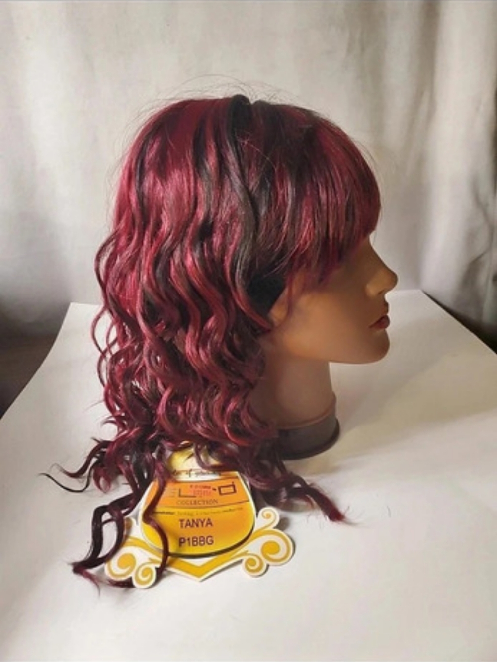 Destiny DS Tanya Wavy Burgundy & Black Wig